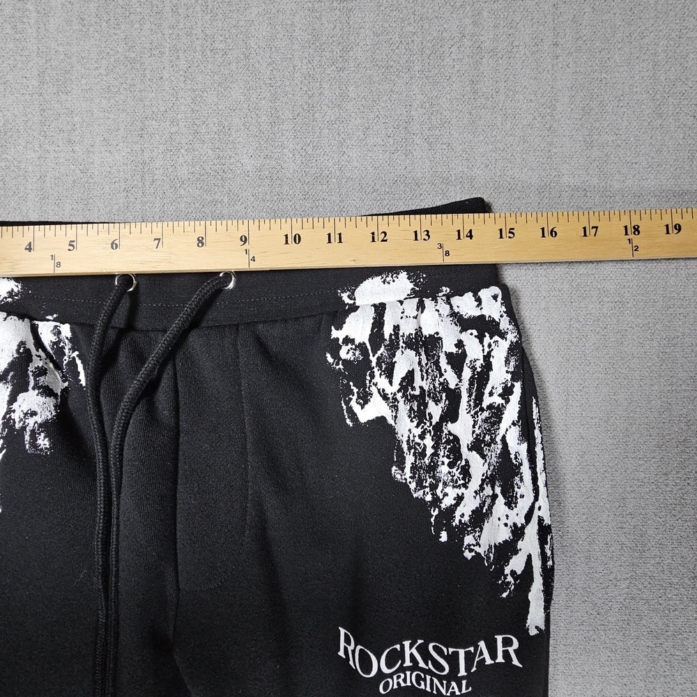 Rockstar Original‎ Warm Up Stacker Pants Black Size Medium - Picture 6 of 13